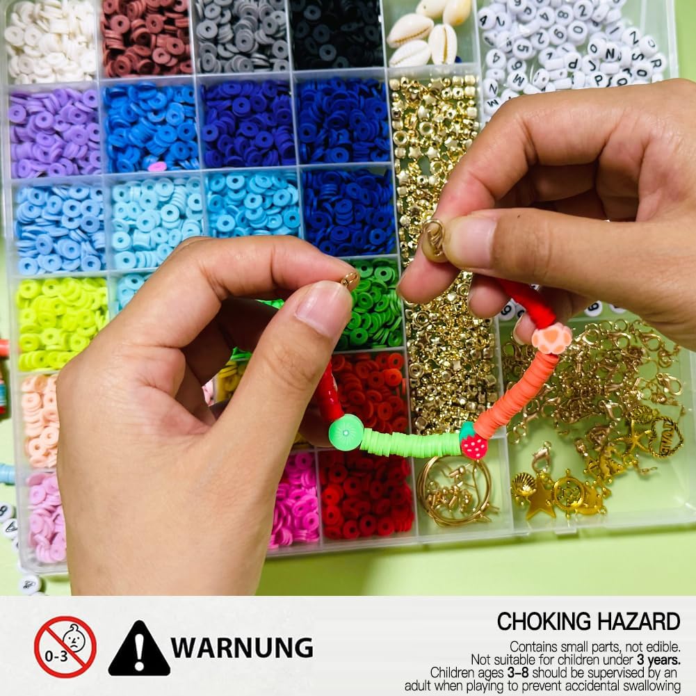 Ensemble de Pendentifs Assorties pour Création de Bijoux DIY - علبة الخرز المتنوعة والشاملة لصناعة الإكسسوارات والأساور يدويًا - Jouet & Gaming - صورة 7