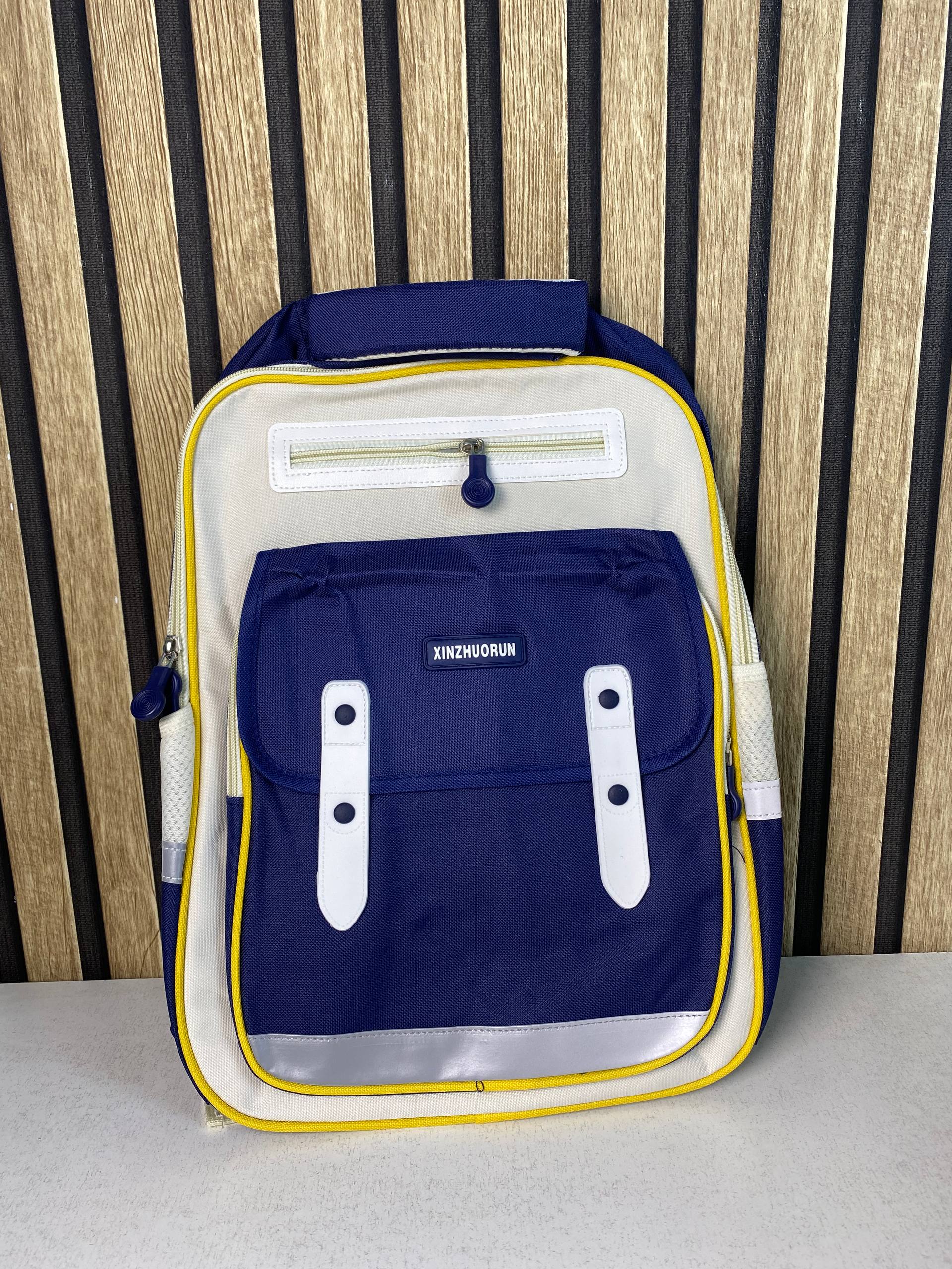 Sac à Dos Scolaire Style Kawaii Grand Volume Tissu Imperméable Bleu Nuit SACKDS01BLN - حقيبة مدرسية بتصميم كاوايي - Sac à dos et Mode - صورة 2
