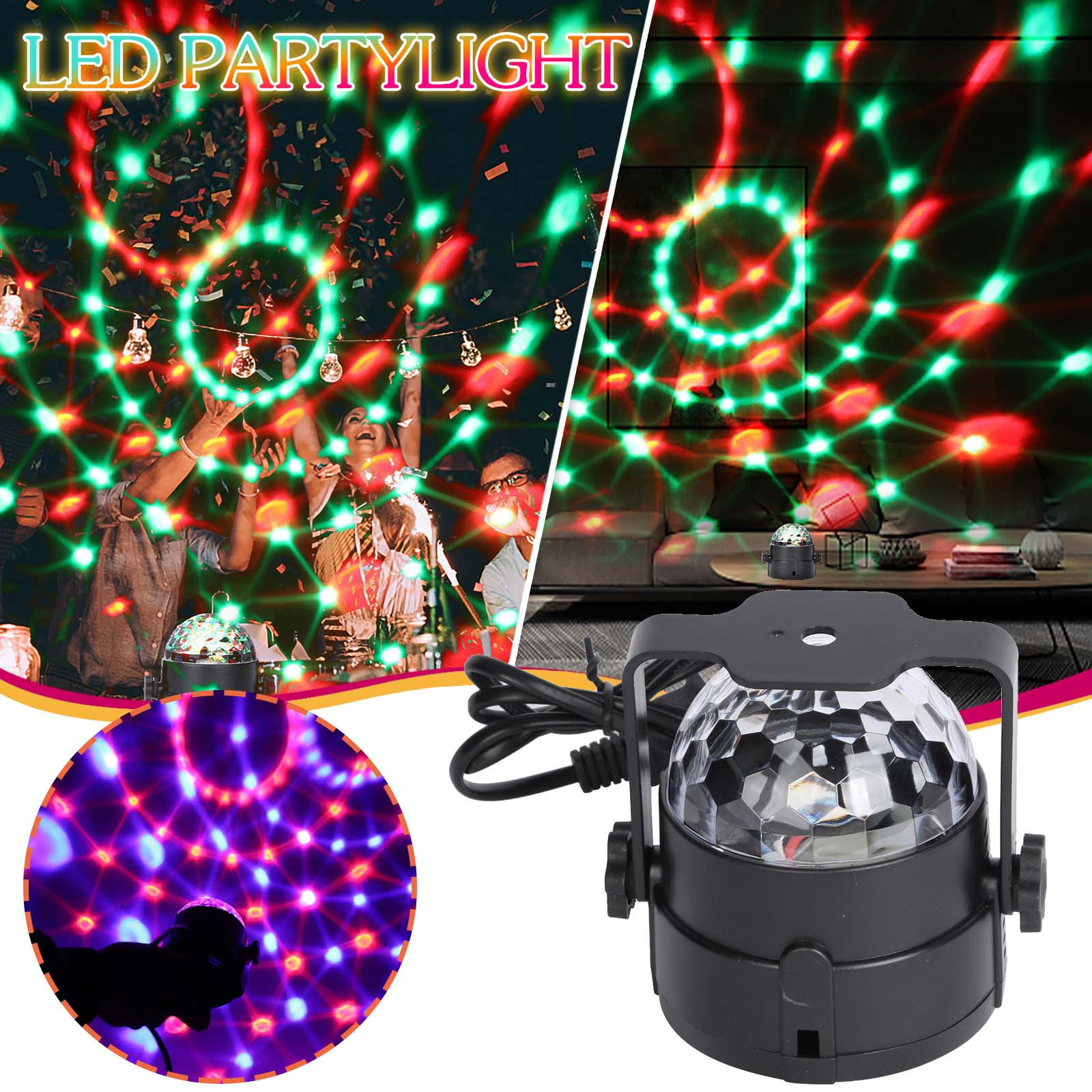 Projecteur LED Effet Vague d'Eau et Music Bluetooth LT-910LED - مصباح إسقاط إضاءة المائية مع مكبر صوت بلوتوث - Électronique - صورة 3