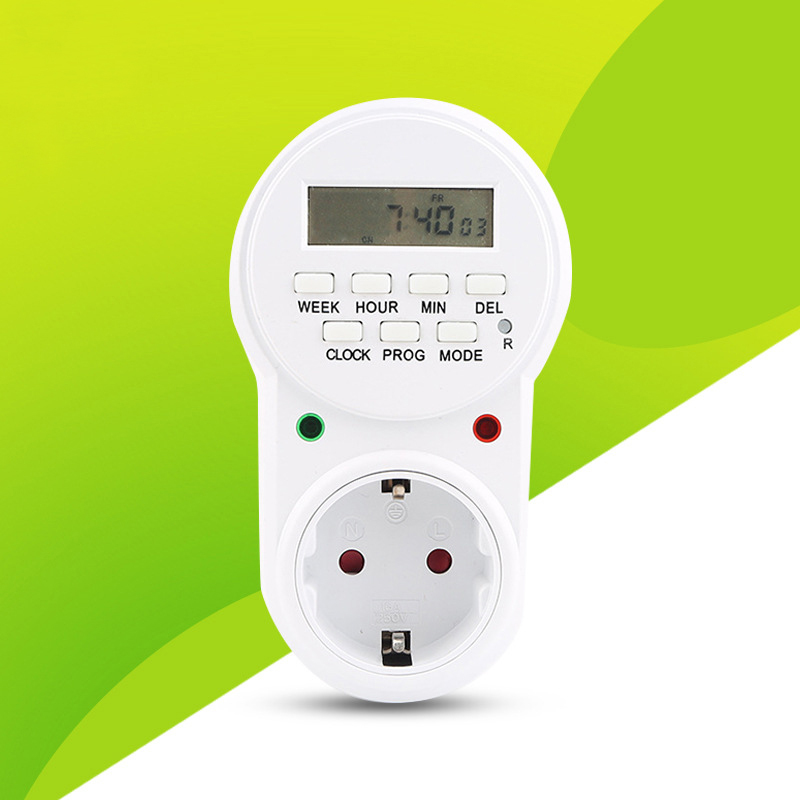 Prise Programmable Digitale pour Minuterie Électronique Écran LCD 16A 3680W - مقبس مؤقت رقمي ذكي للتحكم التلقائي بالأجهزة - Électronique - صورة 3