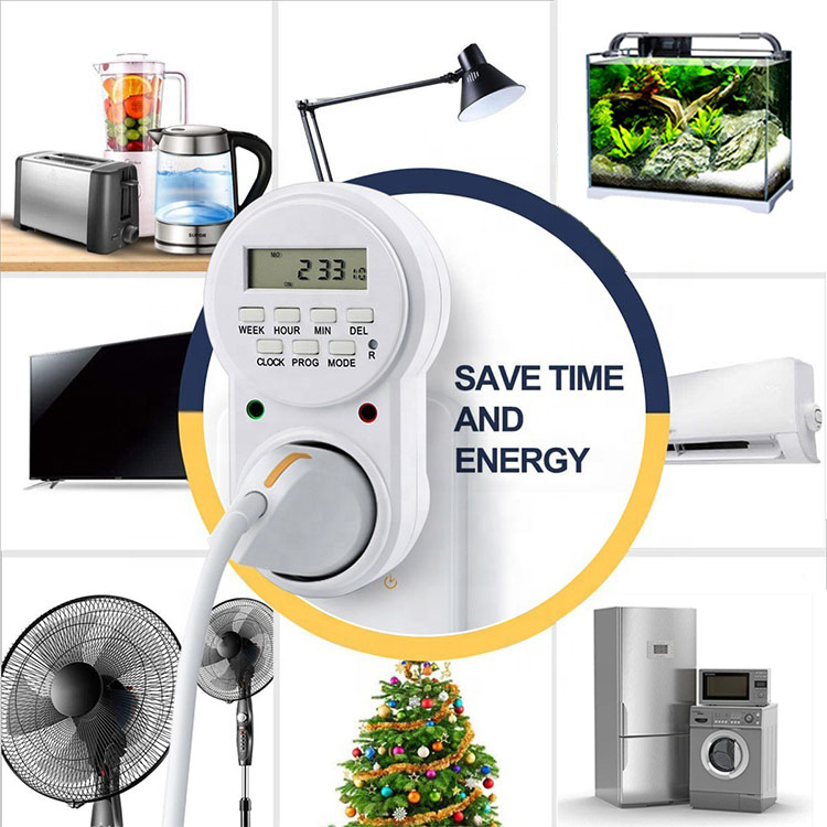 Prise Programmable Digitale pour Minuterie Électronique Écran LCD 16A 3680W - مقبس مؤقت رقمي ذكي للتحكم التلقائي بالأجهزة - Électronique - صورة 4