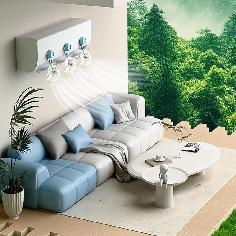 Déflévecteur d'Air pour Climatiseur Réglable à 360° - Anti-Souffle Direct Pack 3Pcs - موجّه هواء المكيف القابل للتعديل لمنع الهواء المباشر - Divers - صورة 3