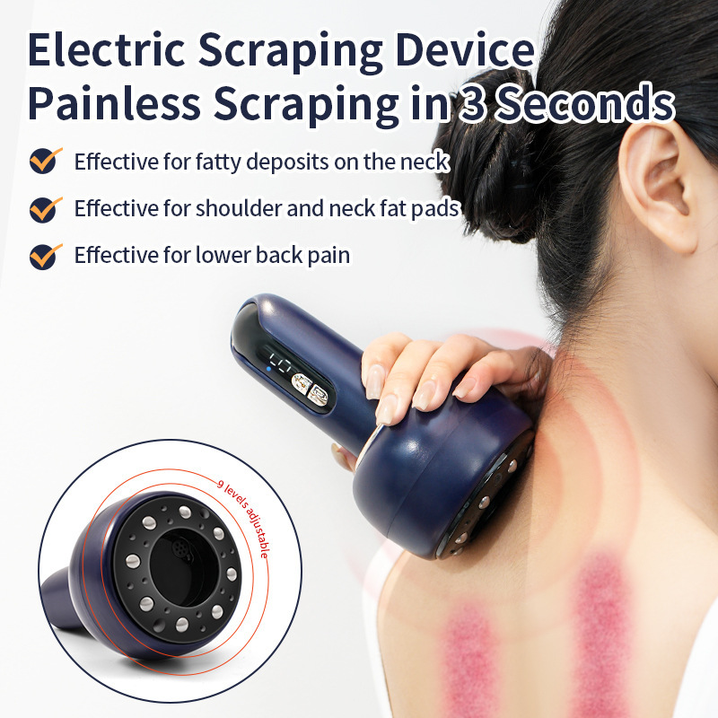 Appareil de Massage Ventouse Électrique et Scraping 3en1 Aspiration Réglable 9 Niveaux - 1 جهاز الحجامة والتدليك الكهربائي الذكي 3 في - Soins et Beauté - صورة 3