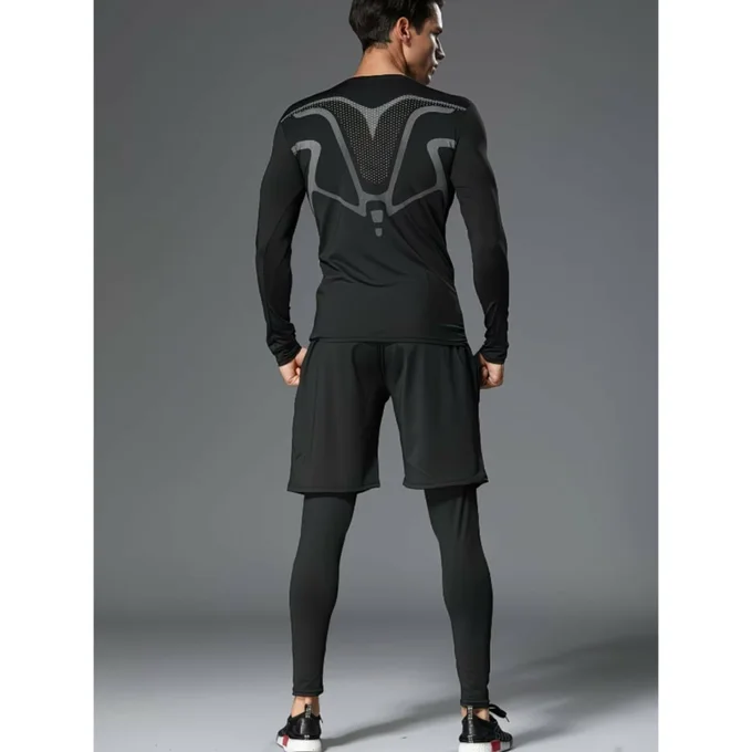 Ensemble de Sport Homme 5 Pièces Un Seul Ensemble Pour Les 4 Saison -بدلة رياضية رجالية متكاملة 5 قطع - Sport - صورة 2