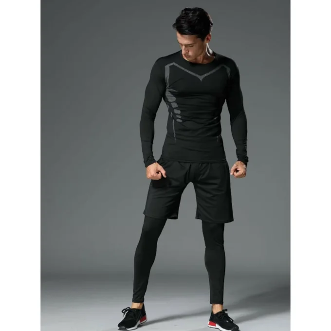 Ensemble de Sport Homme 5 Pièces Un Seul Ensemble Pour Les 4 Saison -بدلة رياضية رجالية متكاملة 5 قطع - Sport - صورة 6