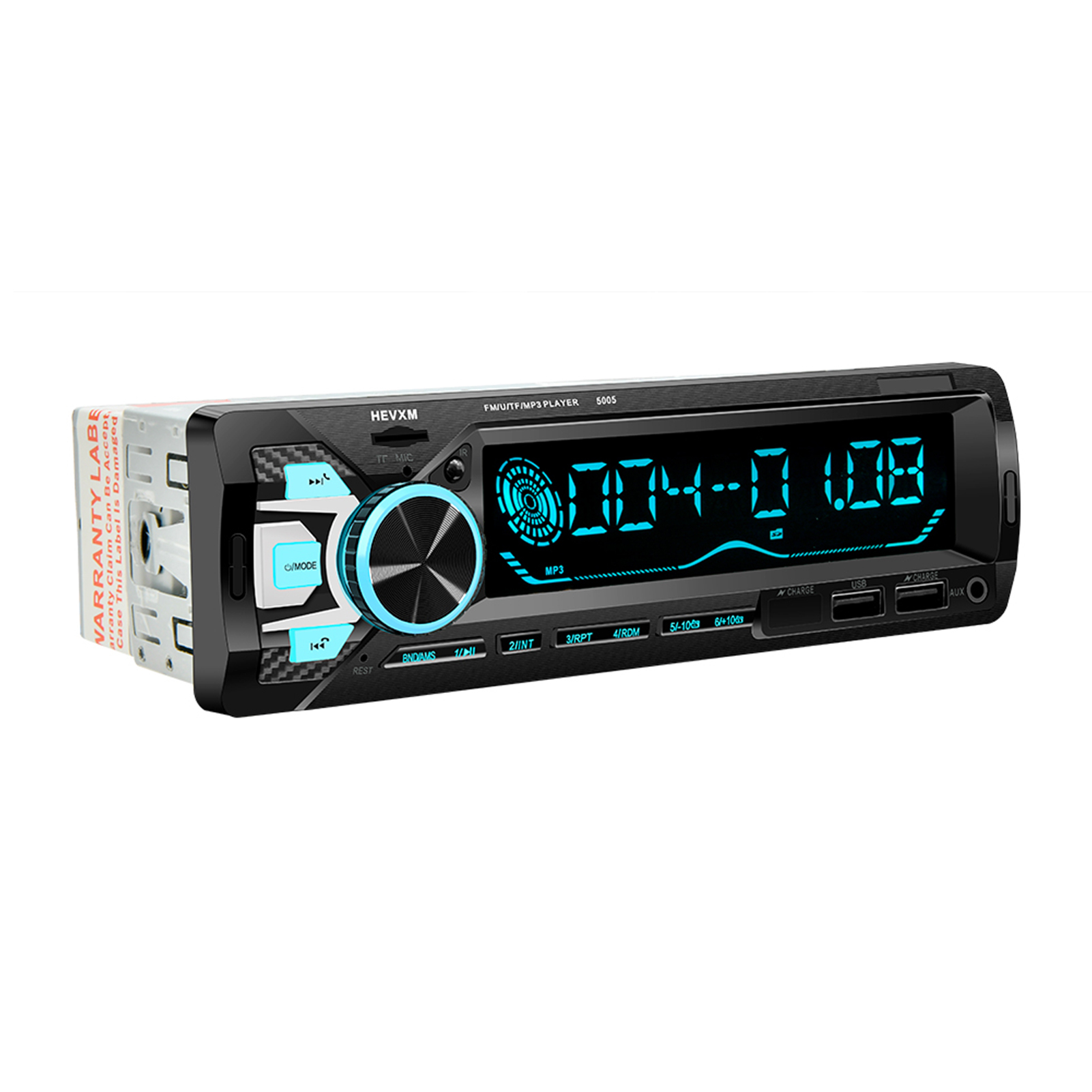 Autoradio Bluetooth 1DIN 7 Couleurs LED et Charge Rapide 2.1A Pioneer 9900 - راديو سيارة بلوتوث - Accessoires Auto/Moto - صورة 3