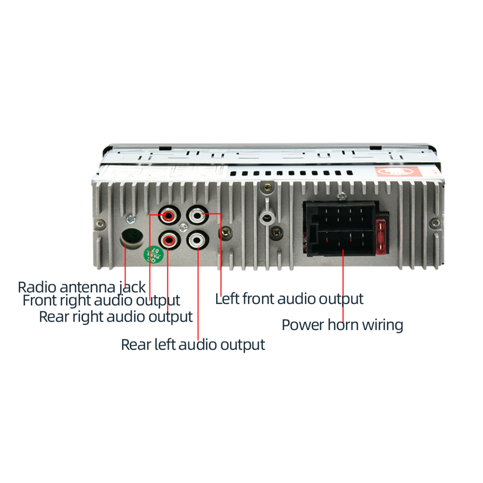 Autoradio Bluetooth 1DIN 7 Couleurs LED et Charge Rapide 2.1A Pioneer 9900 - راديو سيارة بلوتوث - Accessoires Auto/Moto - صورة 6