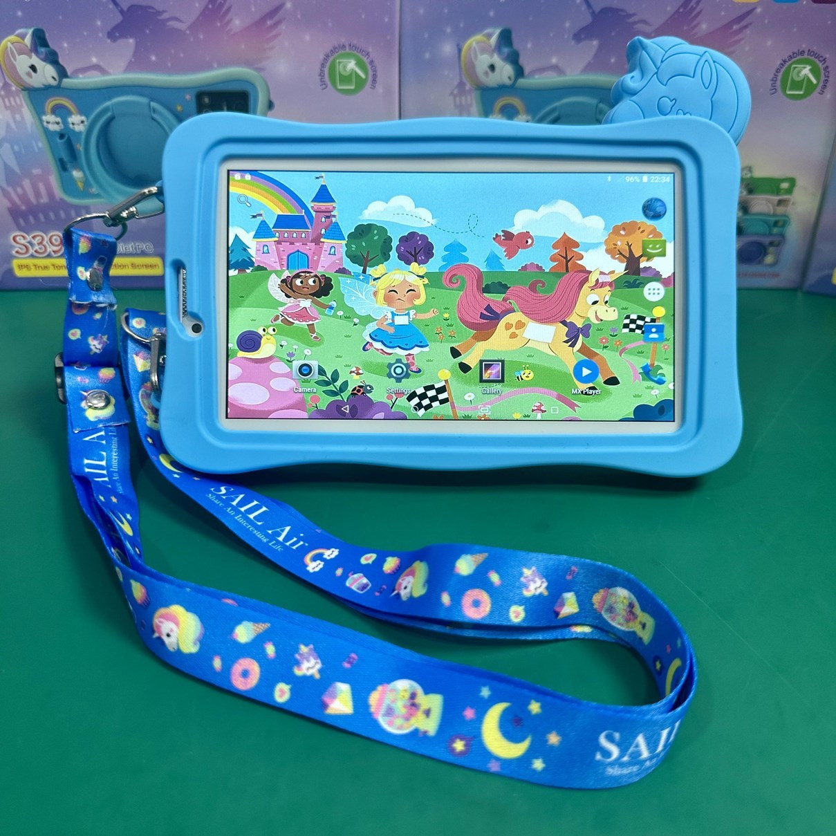 Tablette Éducative Pour Enfants 7 Pouces Android, 4G 256GB 12GB RAM - تابلت أطفال تعليمية 7 بوصة - Électronique - صورة 2